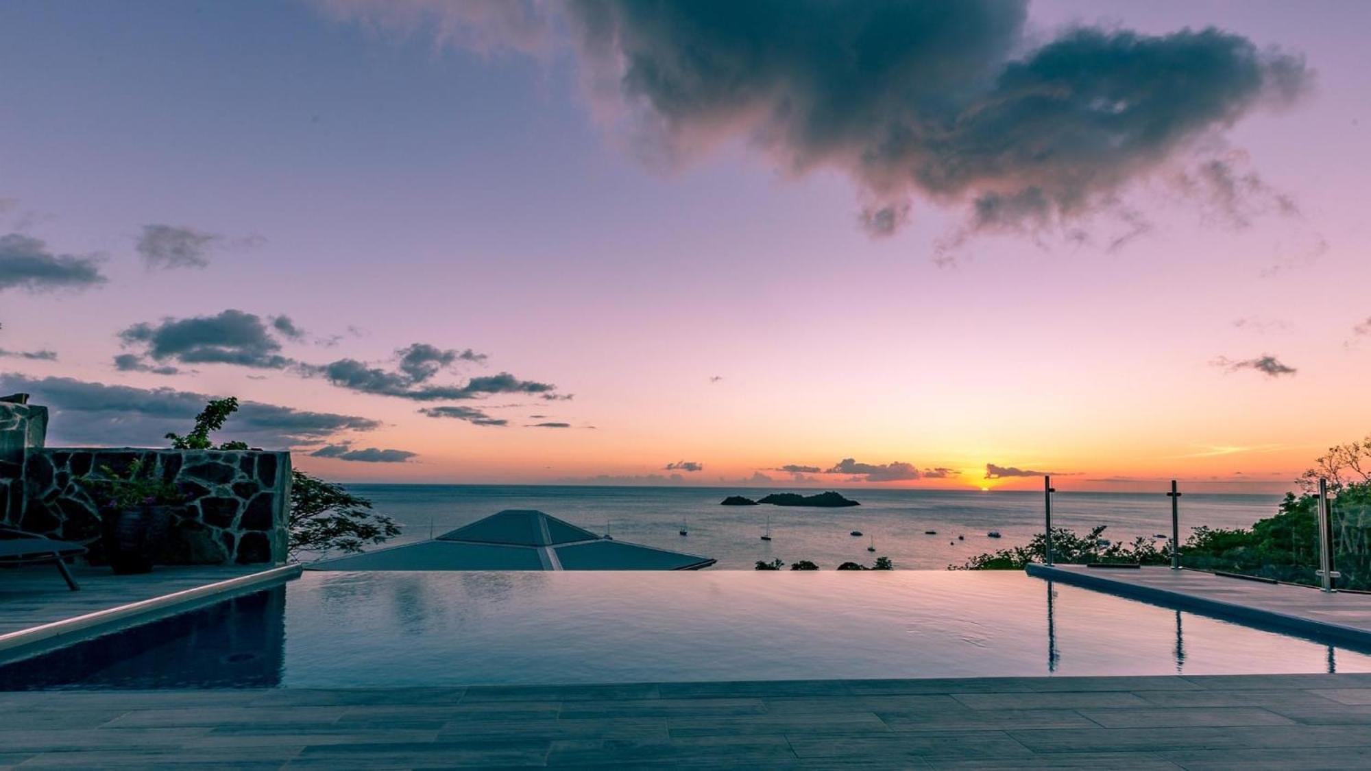 Sunset Palm - Villa Creole Avec Piscine Face Au Coucher De Soleil Et A La Reserve Cousteau Bouillante Buitenkant foto
